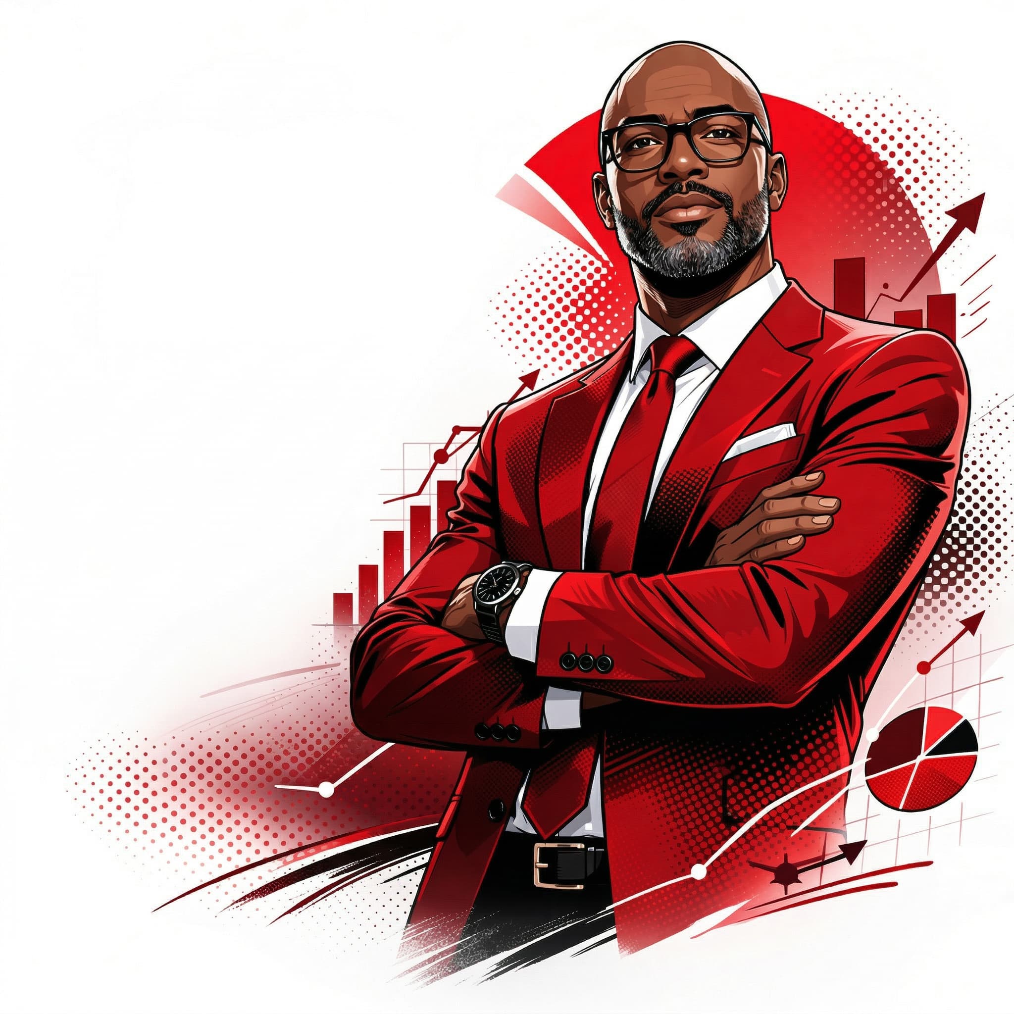 Frank, AI CFO (AI-generated illustration)